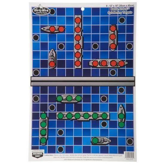 Birchwood Casey Dirty Bird Battle at Sea Game Target - 12" X 18" 8/Pack