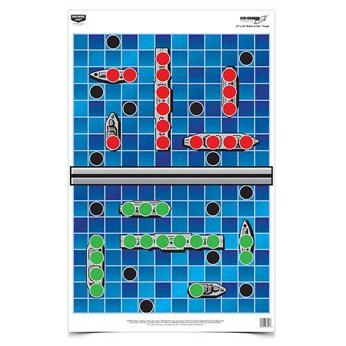 Birchwood EZE-Scorer 23" x 35" Battle at Sea - 5/ct Paper Folded