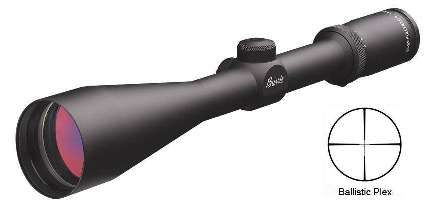 BLEMISHED Burris Fullfield II Rifle Scope - 3-9x50mm 30-11' 3.1-3.8" Ballistic Plex Reticle Matte