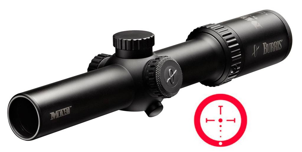 REFURBISHED Burris MTAC Rifle Scope - 1-4x24mm Ballistic CQ Matte