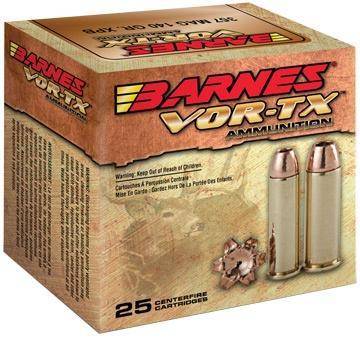 Barnes VOR-TX Handgun Ammunition .357 Mag 140 gr XPB 1175 fps 20/box