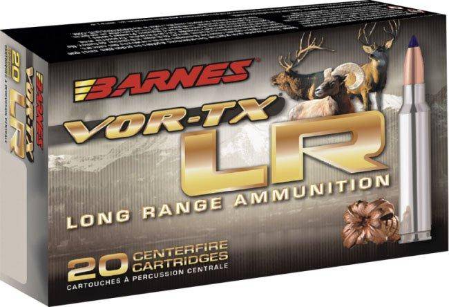 Barnes VOR-TX Long Range Rifle Ammunition 7mm Rem Ultra Mag LRX-BT 3350 fps 20/ct