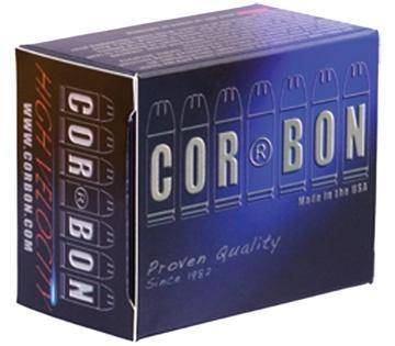 Corbon Self-Defense JHP Handgun Ammunition 9mm Luger +p 90 gr JHP 1500 fps 20/box