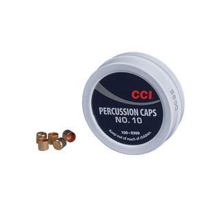 CCI #10 Percussion Caps for Muzzleloading - 1000/ct