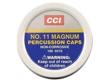 CCI #11 Magnum Percussion Caps for Muzzleloading - 1000/ct