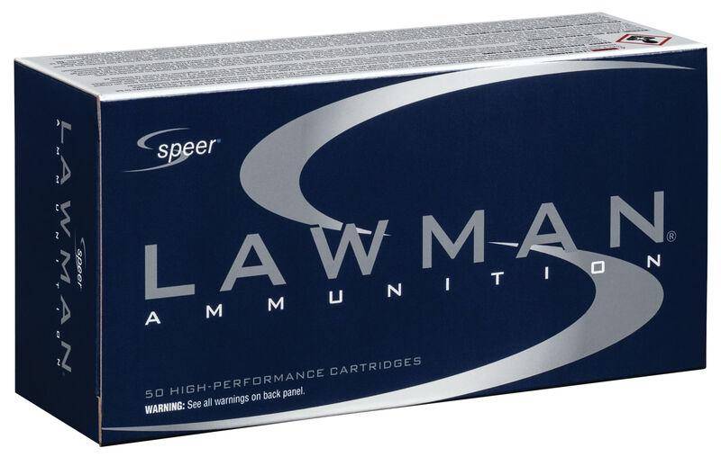 Speer Lawman Handgun Ammunition .357 SIG 125 gr TMJ 1350 fps 50/ct