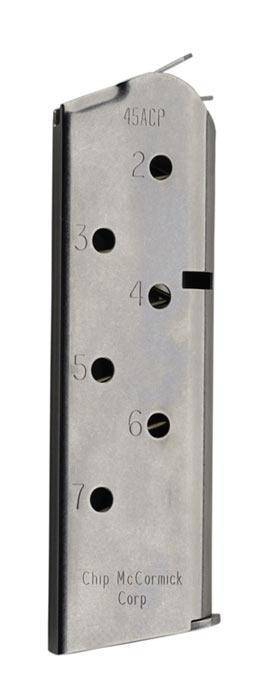 Chip McCormick Shooting Star M1911 Magazine .45 ACP Stainless Steel 8/rd