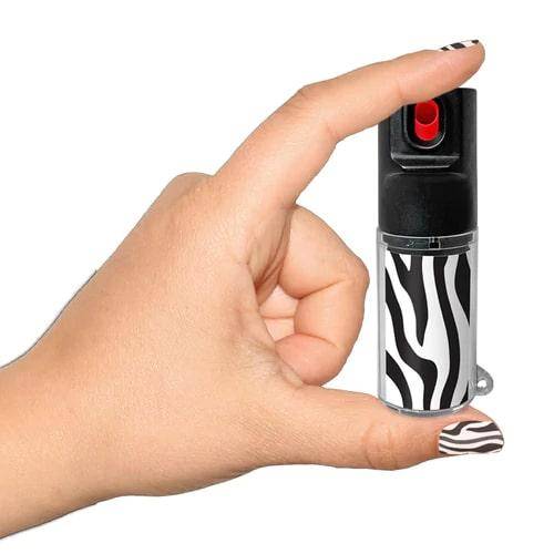 Mace Chameleon Pepper Spray Pink Stars Zebra