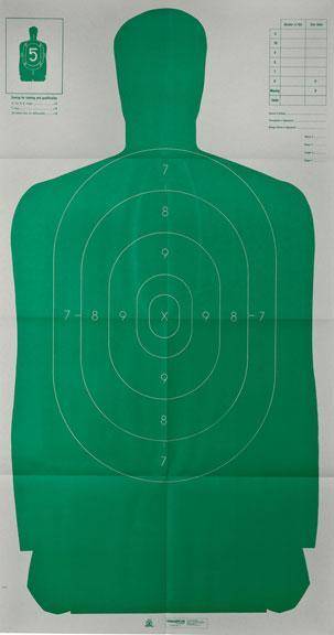 Champion LE Targets Silhouette Target - 24" X 45" Green 10/Pack