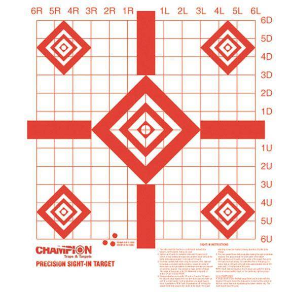 Champion Redfield Style Precision Sight-In Target