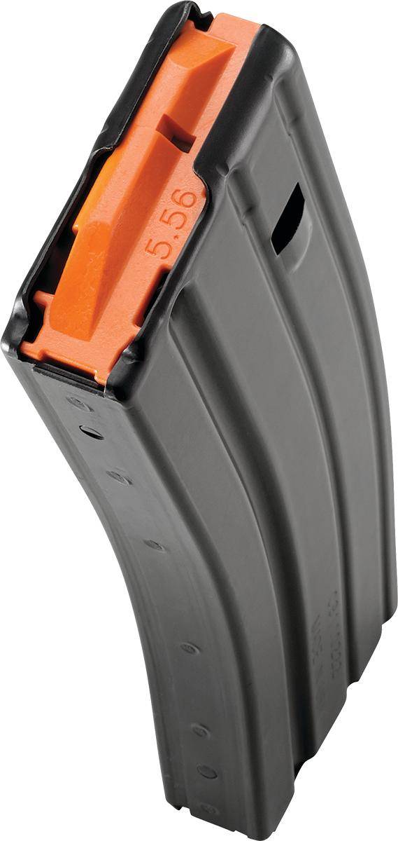 DuraMag 5.56/300blk Speed-Aluminum 30rd Org/Blk magazine