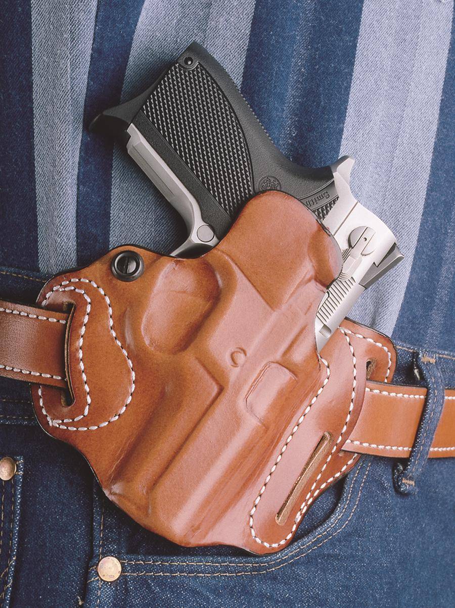 #2 PLN TAN RH UNLINED FOR S&W M&P SHIELD .45