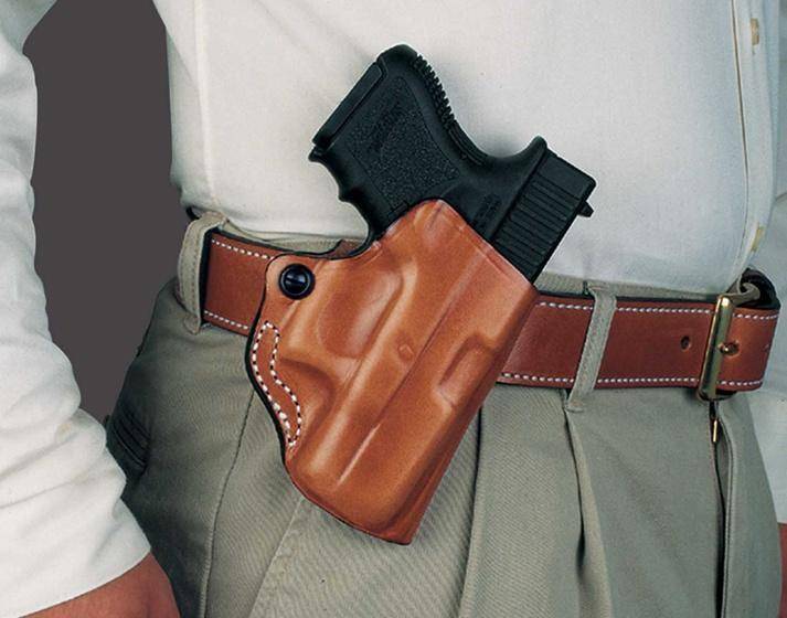 DeSantis Style 019 Mini Scabbard Glock 19/23/32/36 Tan Right Hand