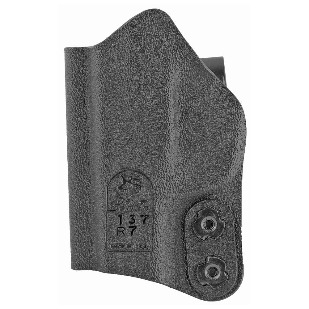 #137 SLIM-TUK IWB KYDEX HOLSTER FOR RUGER LCP BLK AMBI