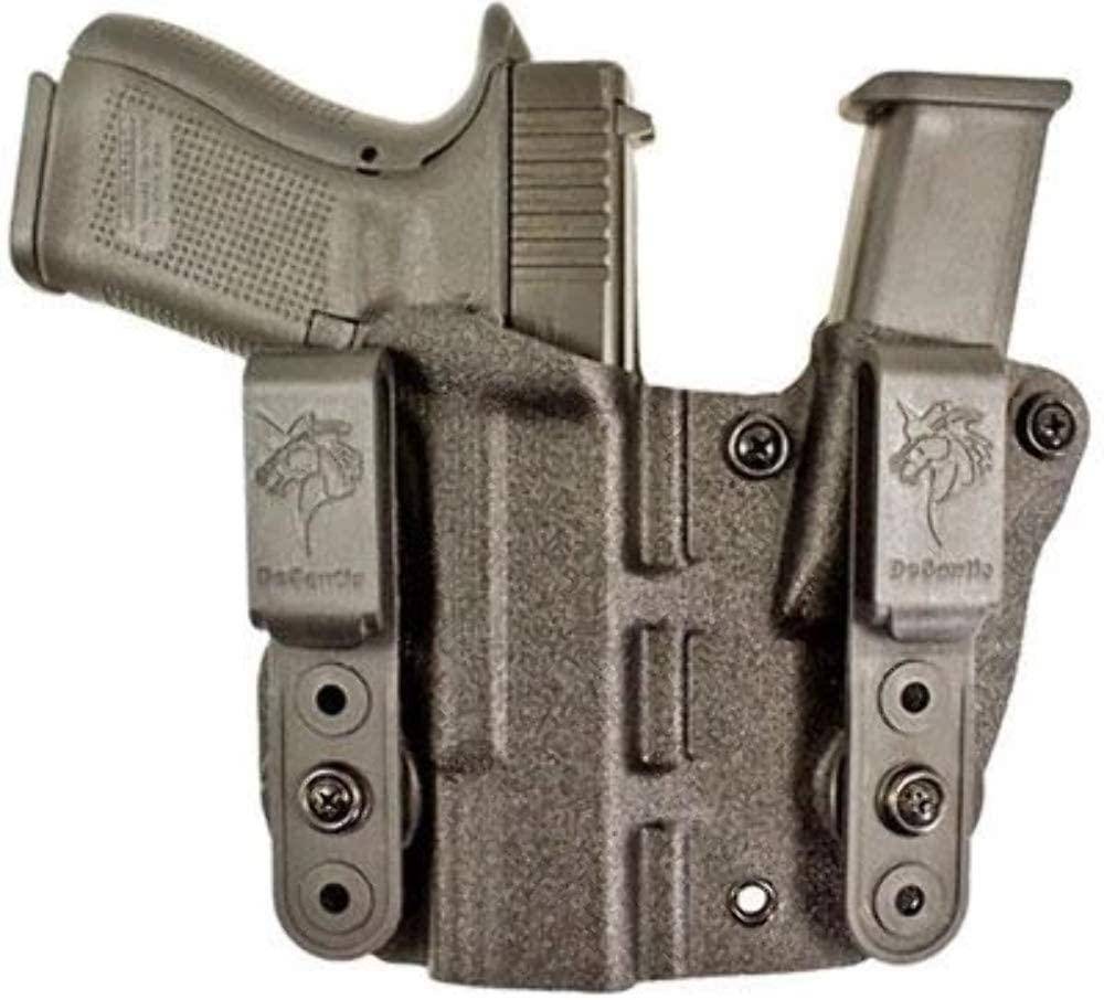 #160 PIPE HITTER APPENDIX HOLSTER W/MAG POUCH FOR GLOCK 19 KYDEX RH