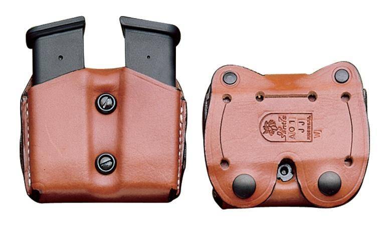 DeSantis Colt Gov't Double Magazine Pouch-Style A01 Ambidextrous Tan