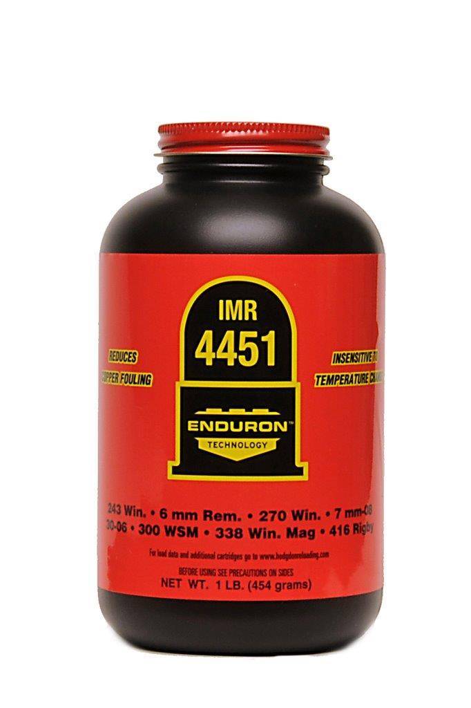 IMR 4451 Enduron Rifle Powder - 8 lb