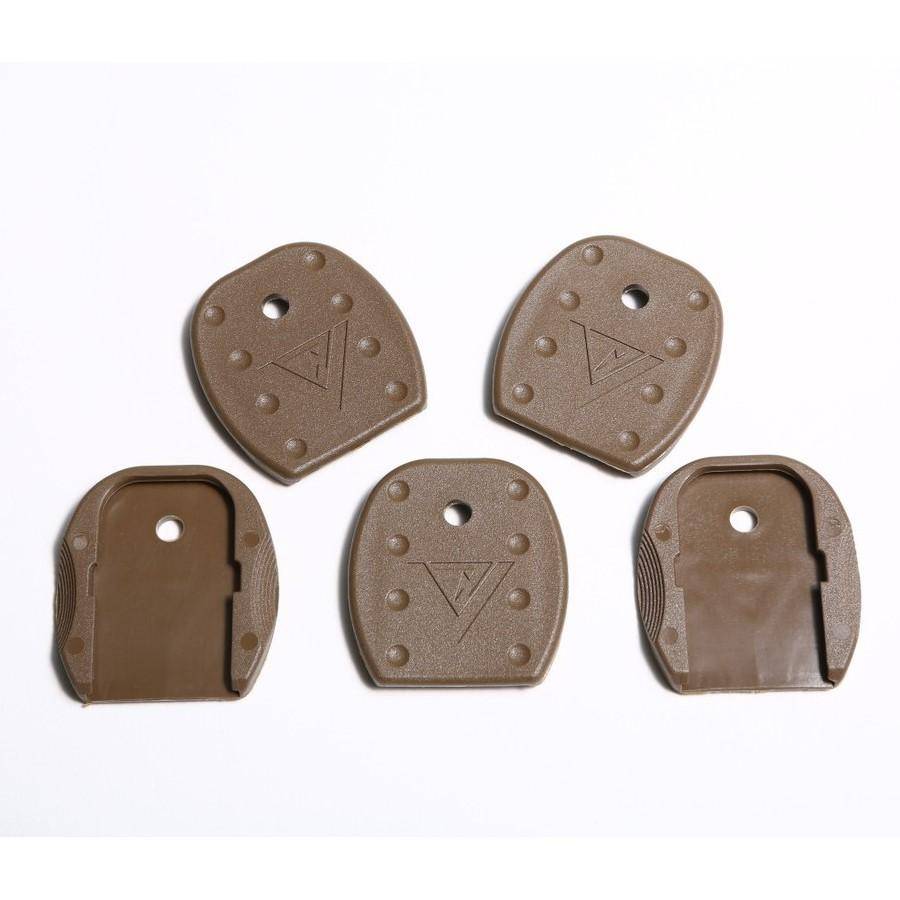 Tango Down Vickers Tactical Mag Floor Plates for Glock Tan 5/ct