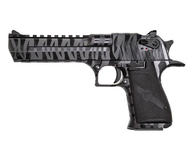 Magnum Research Desert Eagle Mark XIX Handgun .50 AE 7rd 6" Barrel Black w/Tiger Stripes - BLEMISHED