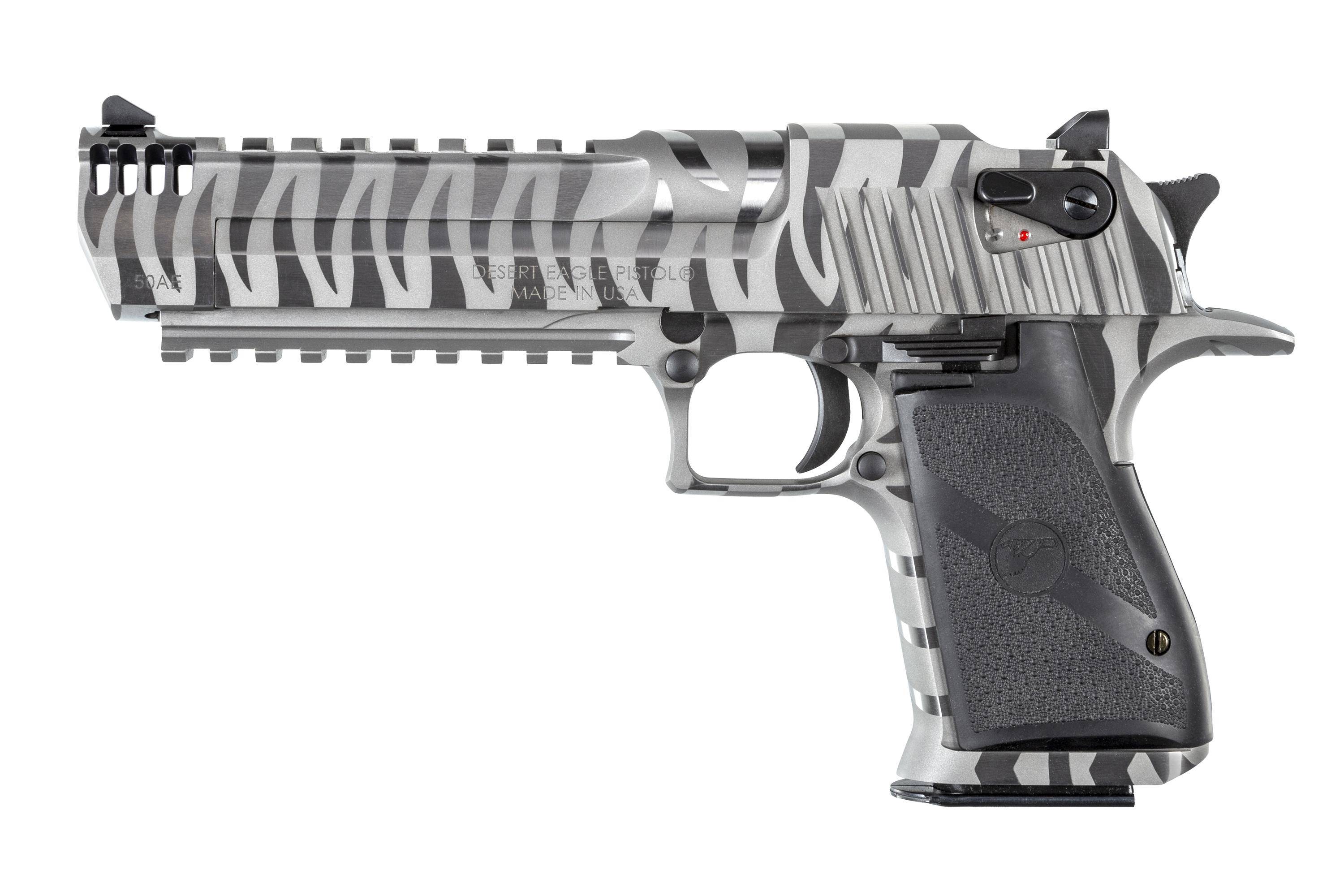 Magnum Research White Tiger Stripe .50 AE 7rds 6" BBL