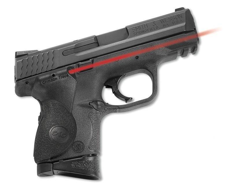 Crimson Trace Semi-Automatic Lasergrip - S&W Compact M&P Laser Grip Rear Polymer