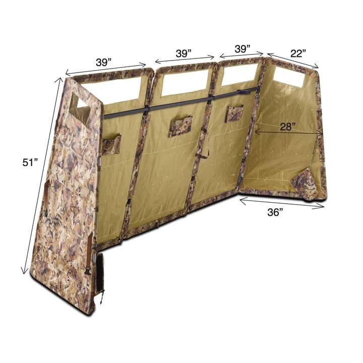 Rig 'Em Right Panel Blind Optifade Marsh