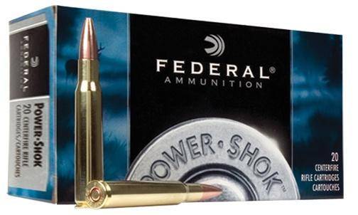 Federal Power-Shok Rifle Ammunition .223 Rem 55 gr SP 3240 fps 20/ct
