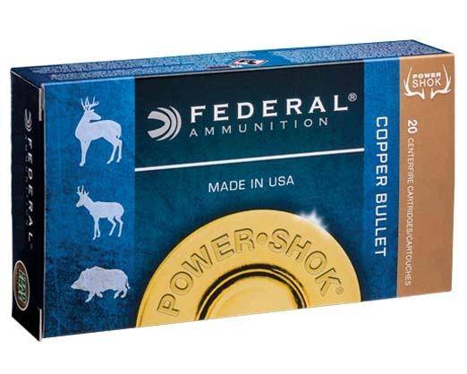 Federal Copper Power-Shok Rifle Ammunition .300 Win Mag 180gr CHP 20/ct