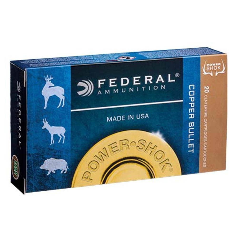 Federal Copper Power-Shok Rifle Ammunition .300 WSM 180 gr CHP 20/ct