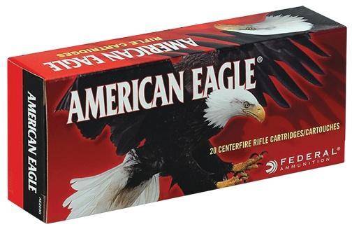 Federal American Eagle Rifle Ammunition .308 Win 150 gr FMJBT 2820 fps 20/ct