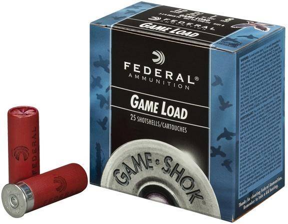 FEDERAL GAME-SHOK GAME LOAD SS 12GA 2-3/4" 3-1/4DE 1OZ 6 AMMO 25RD