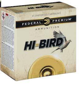 Federal Hi-Bird Shotshells 12ga  2-3/4" 1-1/4oz 1330 fps #7.5 25/ct
