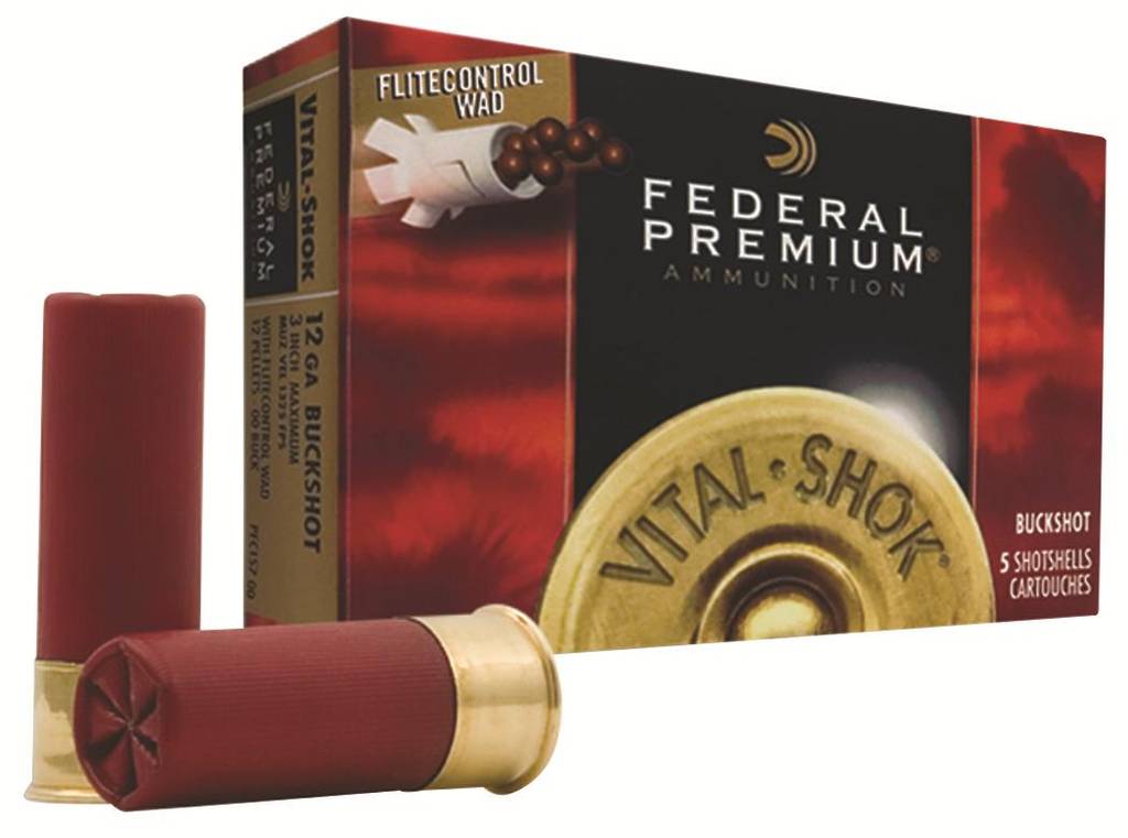 Federal Vital-Shok Buckshot 12ga. 3-1/2" 1100 fps #00  5/ct