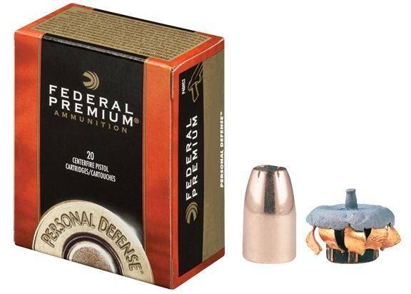 Federal Premuim Personal Defense Handgun Ammunition .45 ACP 230 gr JHP 900 fps 20/box