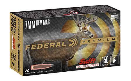 Federal Swift Scirocco II Rifle Ammunition 6.5mm Creedmoor 130gr Poly Tip 2800 fps 20/ct