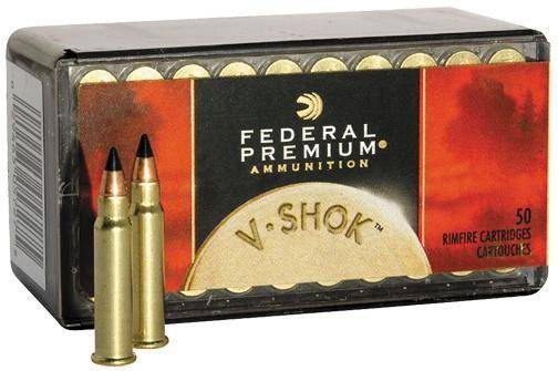 Federal Premium V-Shok Rimfire Ammunition .17 HMR 17 gr V-MAX 50/ct