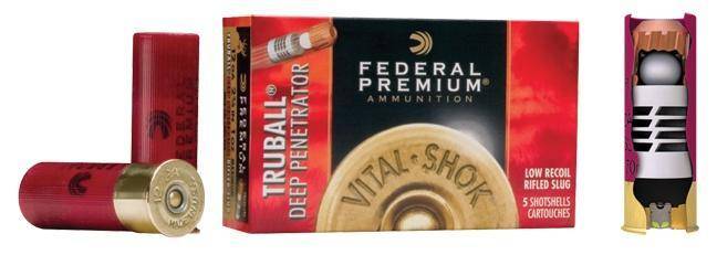 Federal Premium Vital-Shok TruBall Deep Penetrator Rifled Slug 12 ga 2 3/4" 1 oz 5/ct