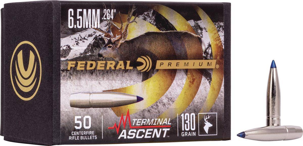 FEDERAL .264 CALIBER 135GR TERMINAL ASCENT COMP BULLET 50RD