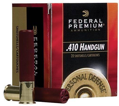 Federal Premium Personal Defense 410 Handgun Shotshells 410 ga 3" 5 plts #000 775 fps 20/ct