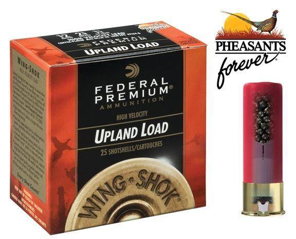 Federal Premium Pheasants Forever High Velocity 12ga 2-3/4" 1-1/4oz. #7.5-Shot 25/ct