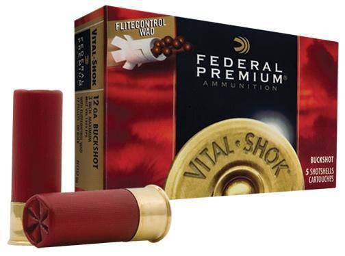 Federal Premium Vital-Shok with FliteControl 12 ga 3" #00 1325 fps 5/ct