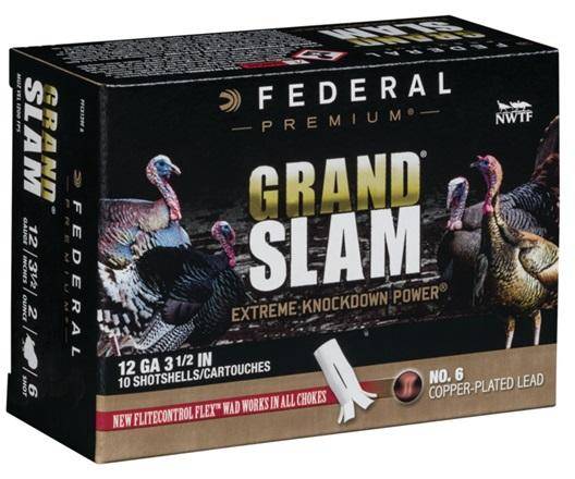Federal Grand Slam Shotshell 12ga 3-1/2" 2oz 1200 fps  #6 10/ct