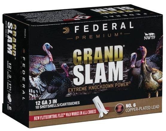 Federal Grand Slam Shotshell 12ga 3" 1-3/4oz 1200 fps #6 10/ct