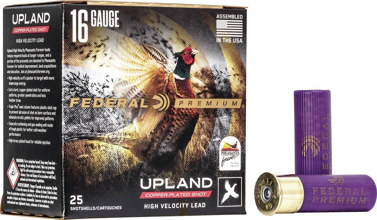 FEDERAL PREMIUM PRAIRIE STORM 16GA 2 3/4" 1-1/4OZ 4 SHOT FS LEAD AMMO 25RD