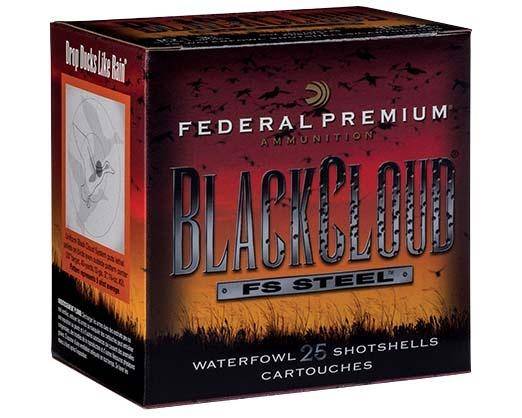 Federal Premium Black Cloud FS Steel Shotshell 10ga 3-1/2 1-5/8oz 1375 fps #2 25rds