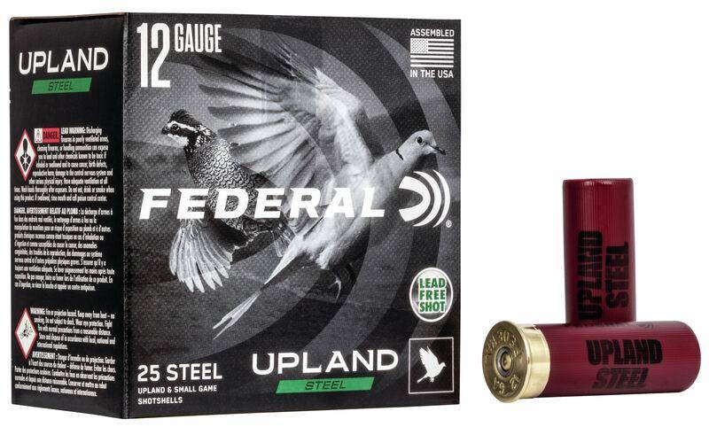 Federal Upland Steel Shotshell 12 ga 2-3/4" 1oz 1400 fps #6 25/ct