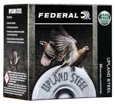 FEDERAL FIELD & RANGE STEEL 28GA 2 3/4" 5/8OZ 6 UPLAND STEEL AMMO 25RD