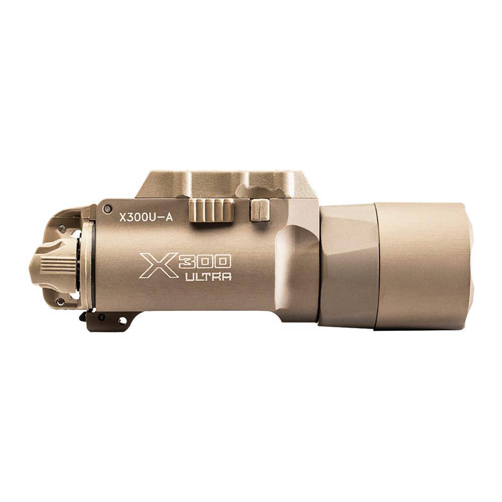 Surefire X400U-A Ultra-High-Output LED Handgun Weapon Light 1000 Lumens Tan