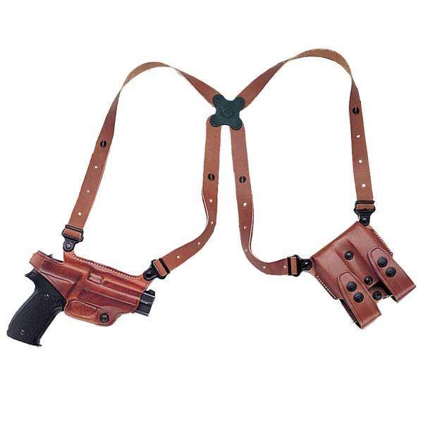 Galco for Glock 171922232627 Miami Classic Shoulder System Right Hand Tan