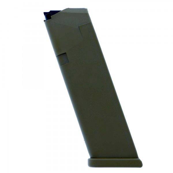 Glock Gen5 Factory Magazine G19 G26 9mm Luger - OD Green 15/rd (Pkg)